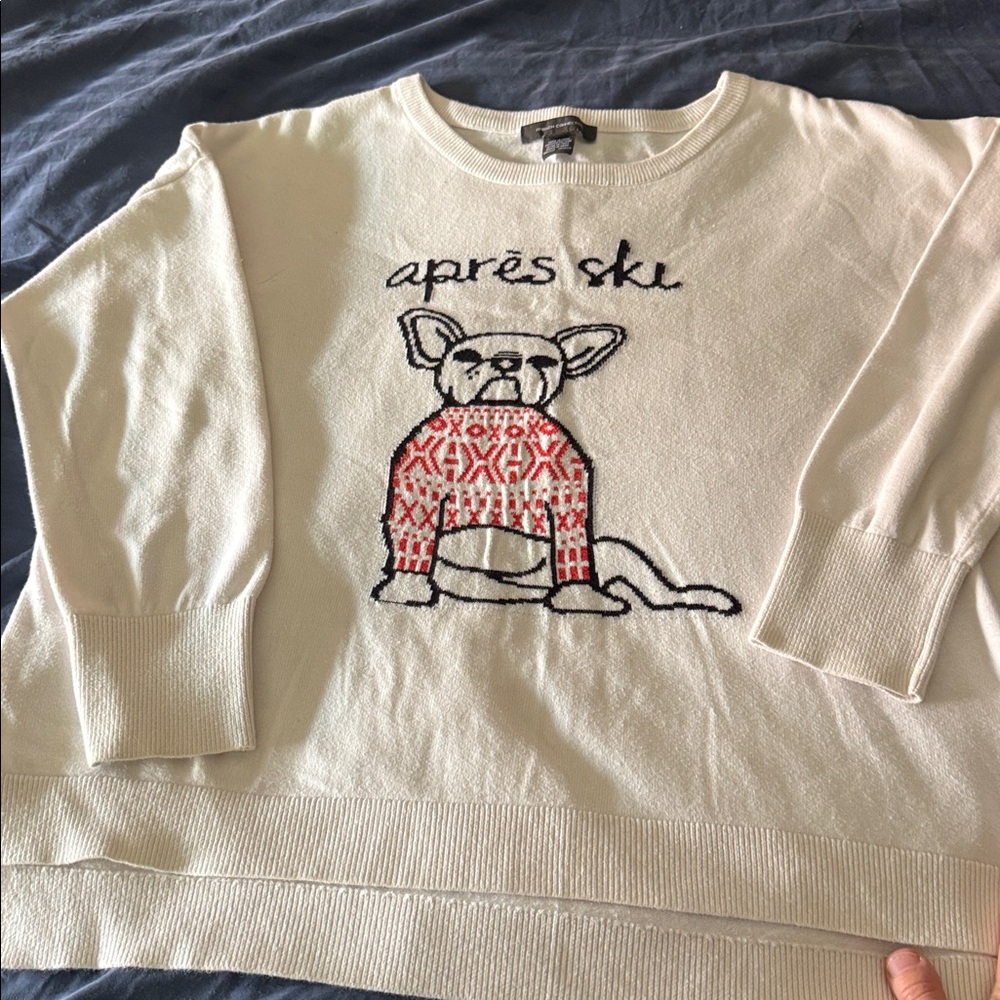 French Connection Cream Knit Sweater